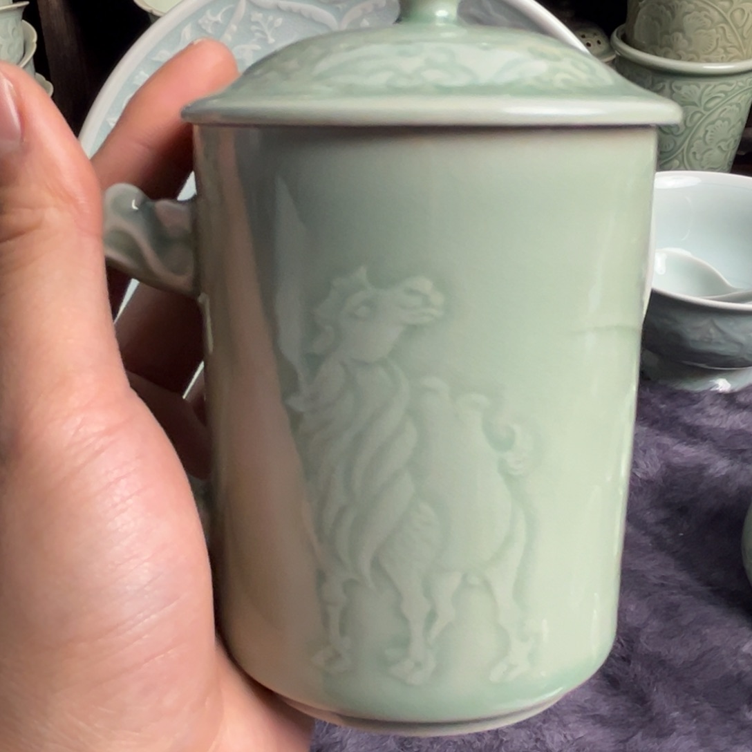 瓷大骆驼盖杯特价