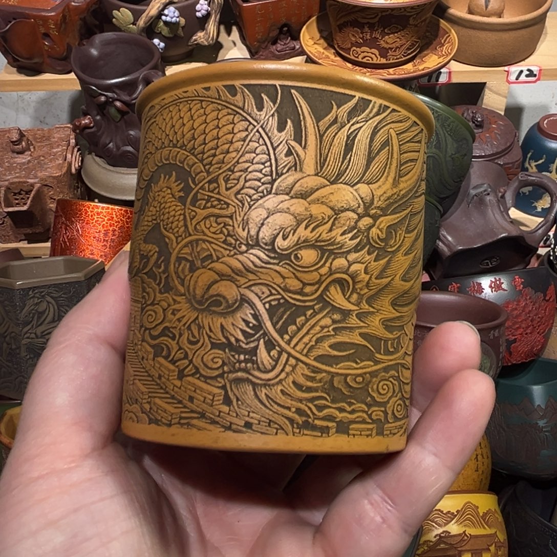 茶杯紫砂宜兴紫砂主人杯