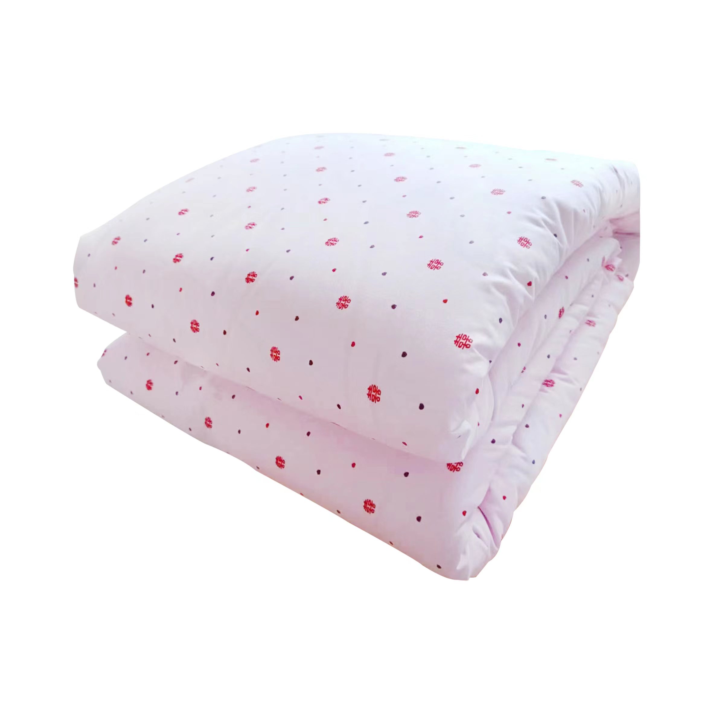 15 加密平纹纯棉加大单人被子1.6米 ×2.1米 细沙手工新疆长绒棉 