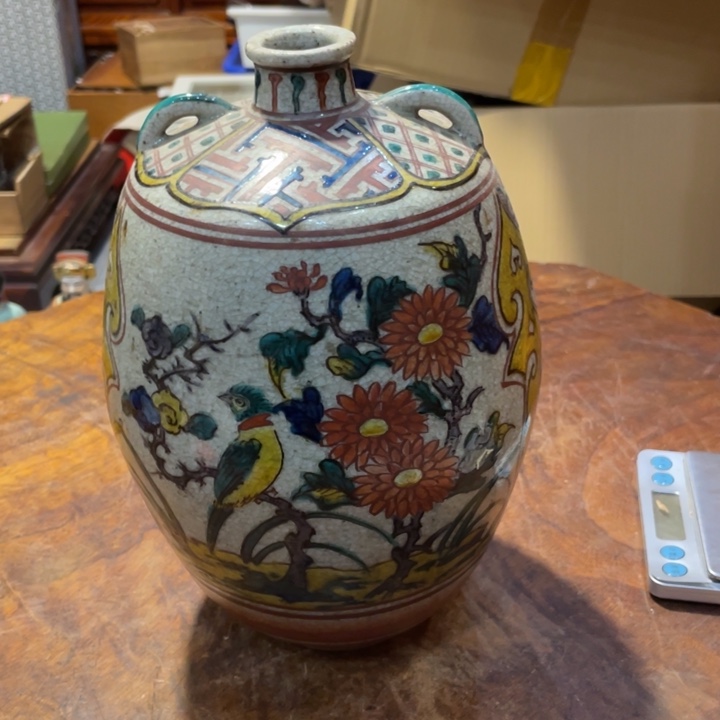 陶土小六古美术工艺品
