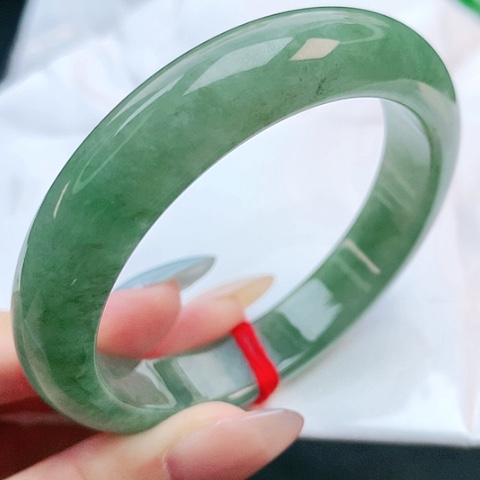 未镶嵌手镯翡翠55圈口010017