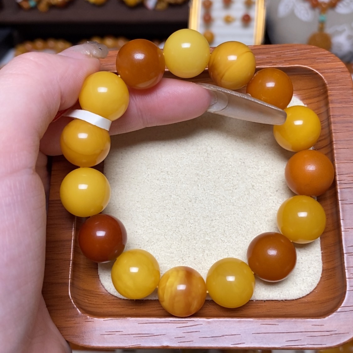 【闪购商品】手链蜜蜡未镶嵌手串