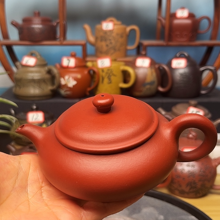 茶壶紫砂微瑕不带证书礼盒200cc