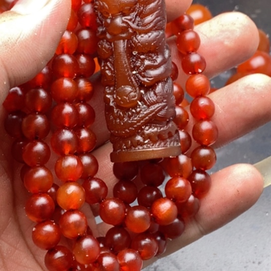 把件龙脊菩提用***玩