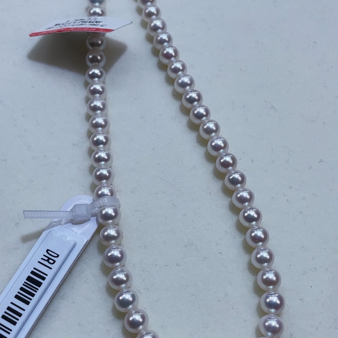 淡水珍珠颈饰银S925镶嵌5.5m天女光勿拍拍一号！