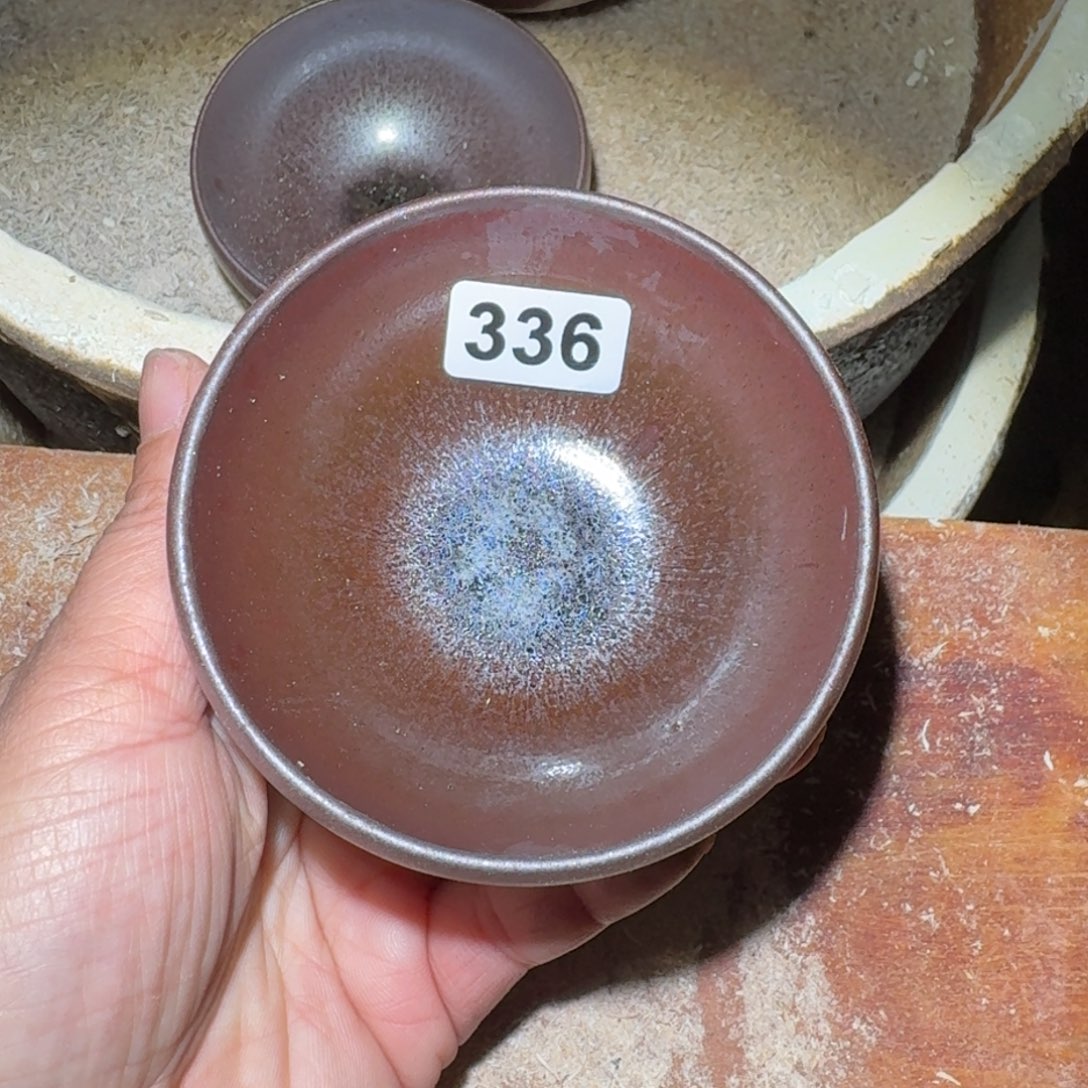 小雨茶盏，手工柴烧，