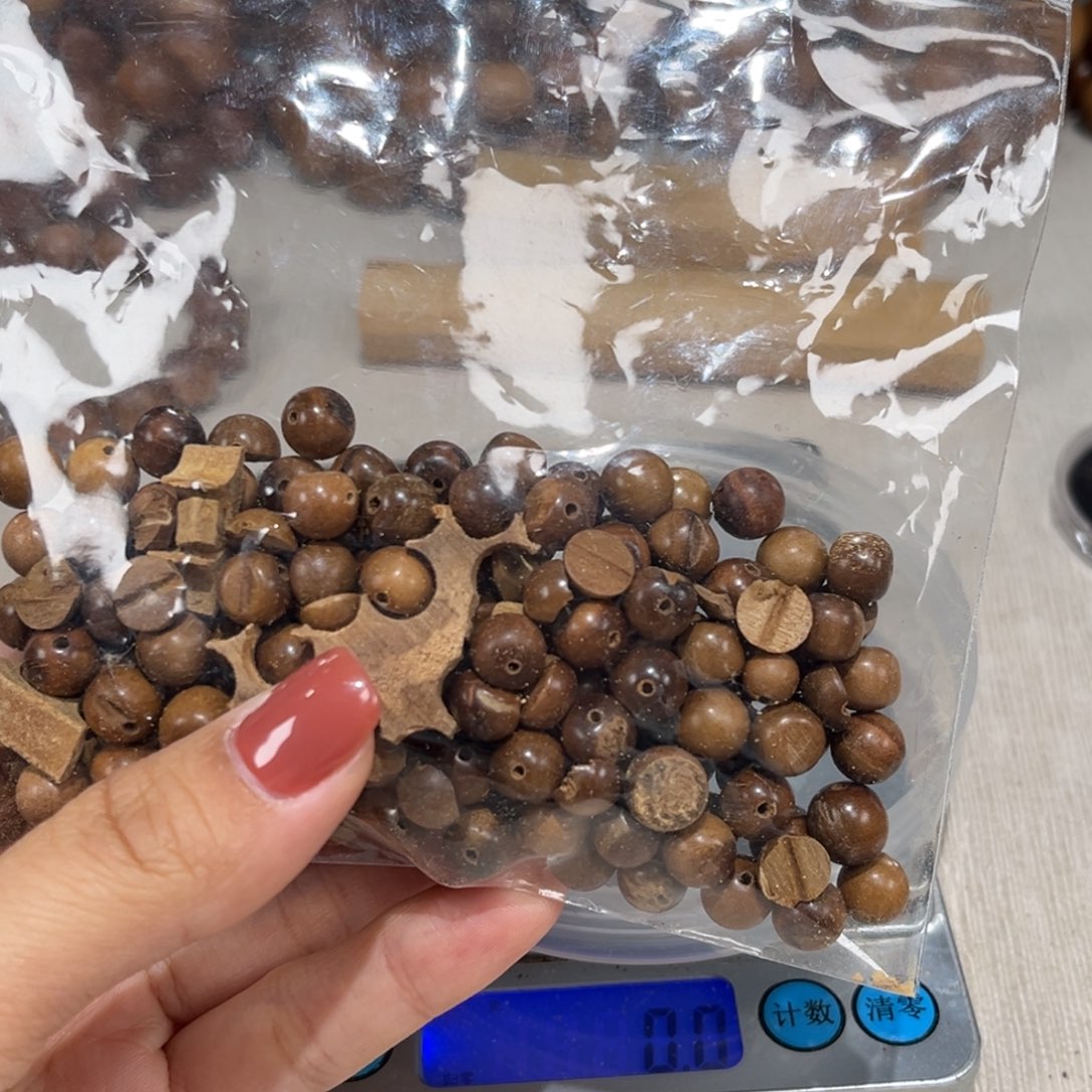 会***猪手串/手链檀香木碎料36克