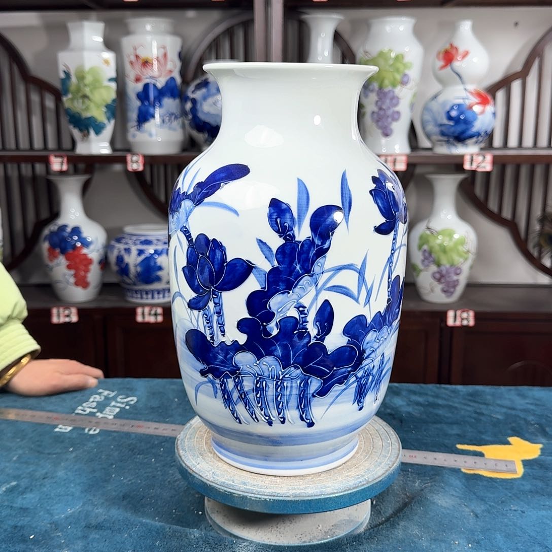 摆件景德镇陶瓷大冬鱼