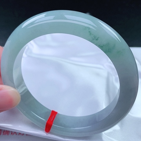 翡翠手镯未镶嵌10号60.6圈