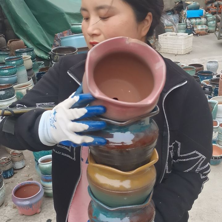 口14高13瑕疵四个盆