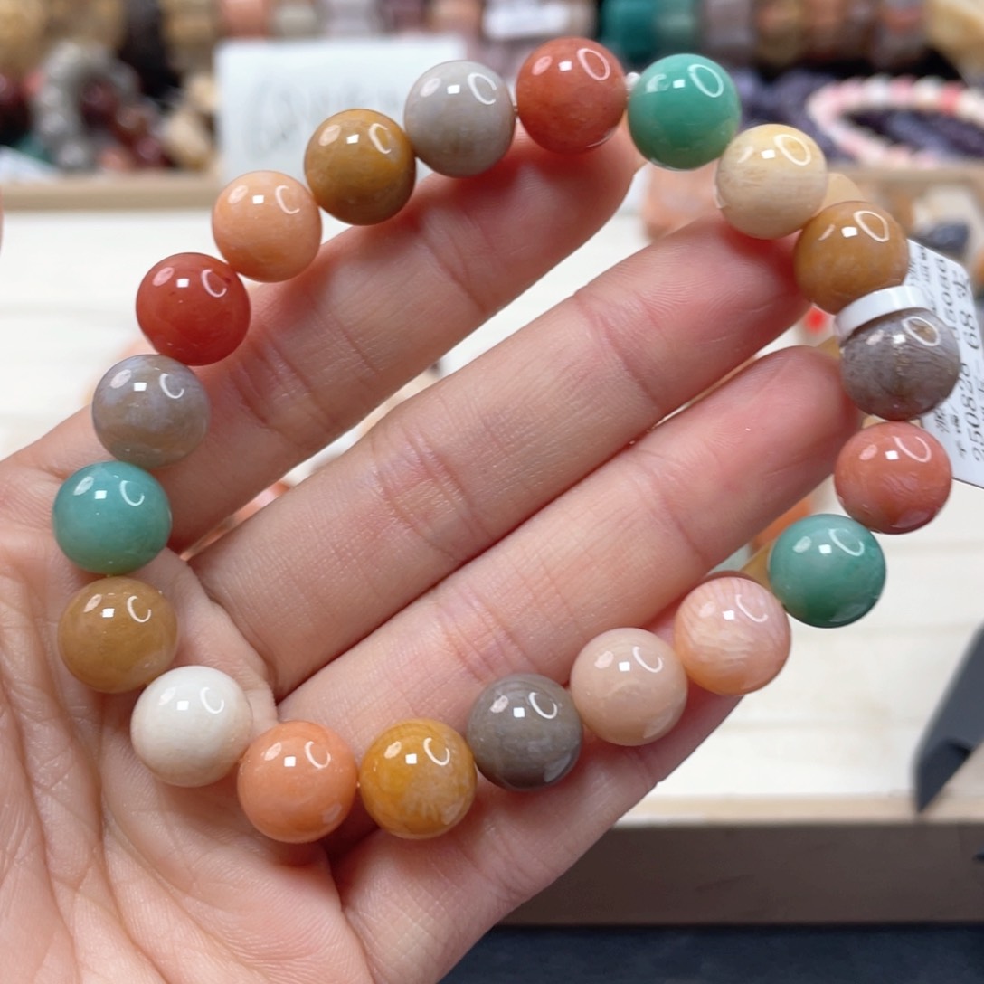 未镶嵌手链硅化玉闲**个200