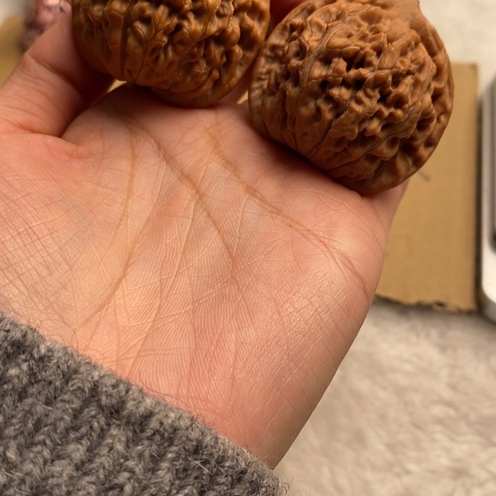 文玩核桃吊坠汪***食莲花