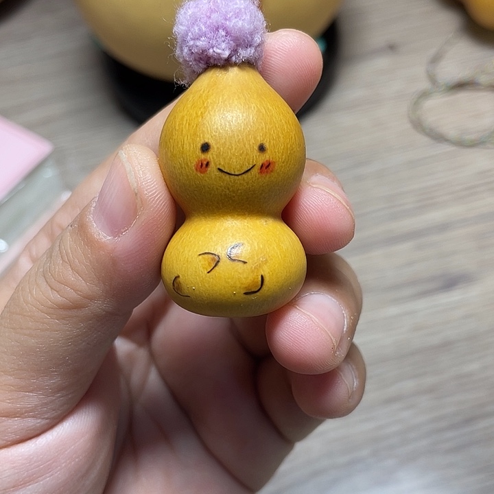 卢***奶有机玻璃葫芦发财树葫芦娃墨绿
