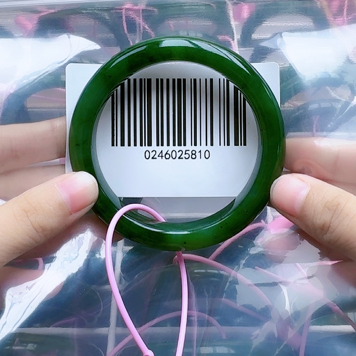 和田玉（碧玉）手镯未镶嵌59微瑕