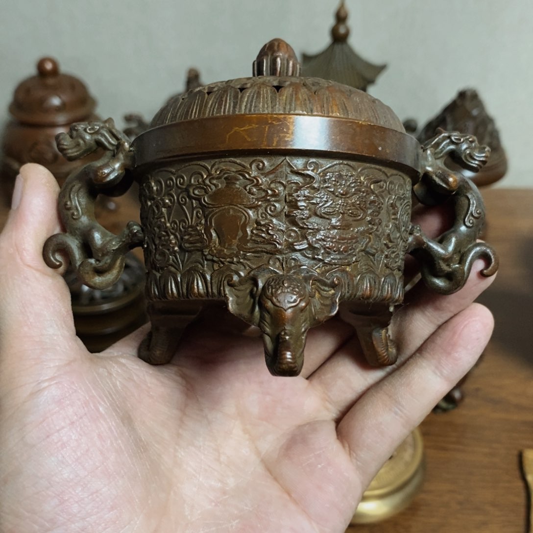 铜盛世铜炉铜器香炉工艺品