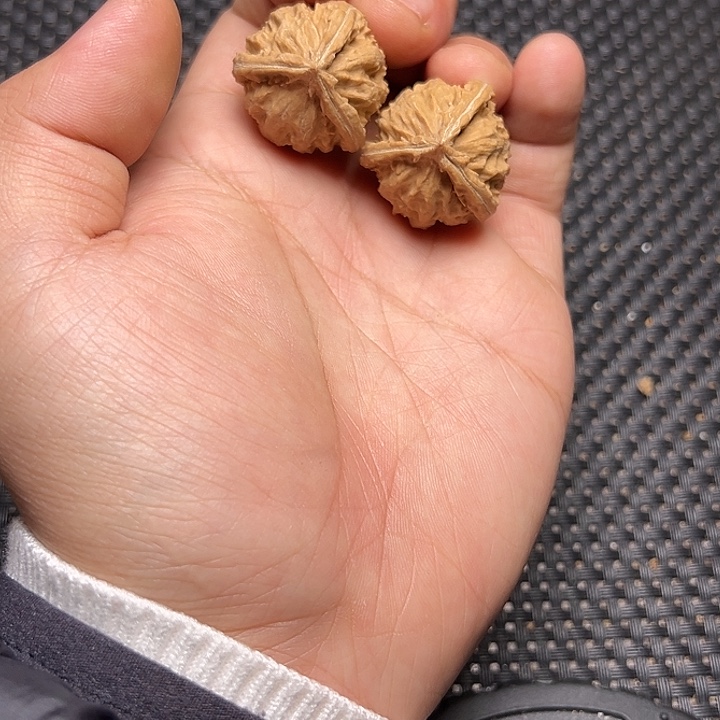 文玩核桃吊坠三棱
