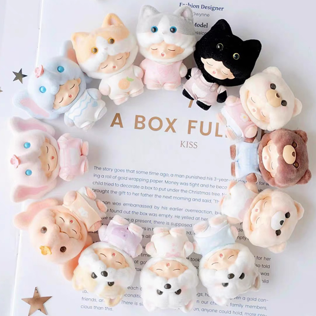 【拆盒】YUMO云梦萌宠过家家mini盲盒可爱小动物系列摆件手办