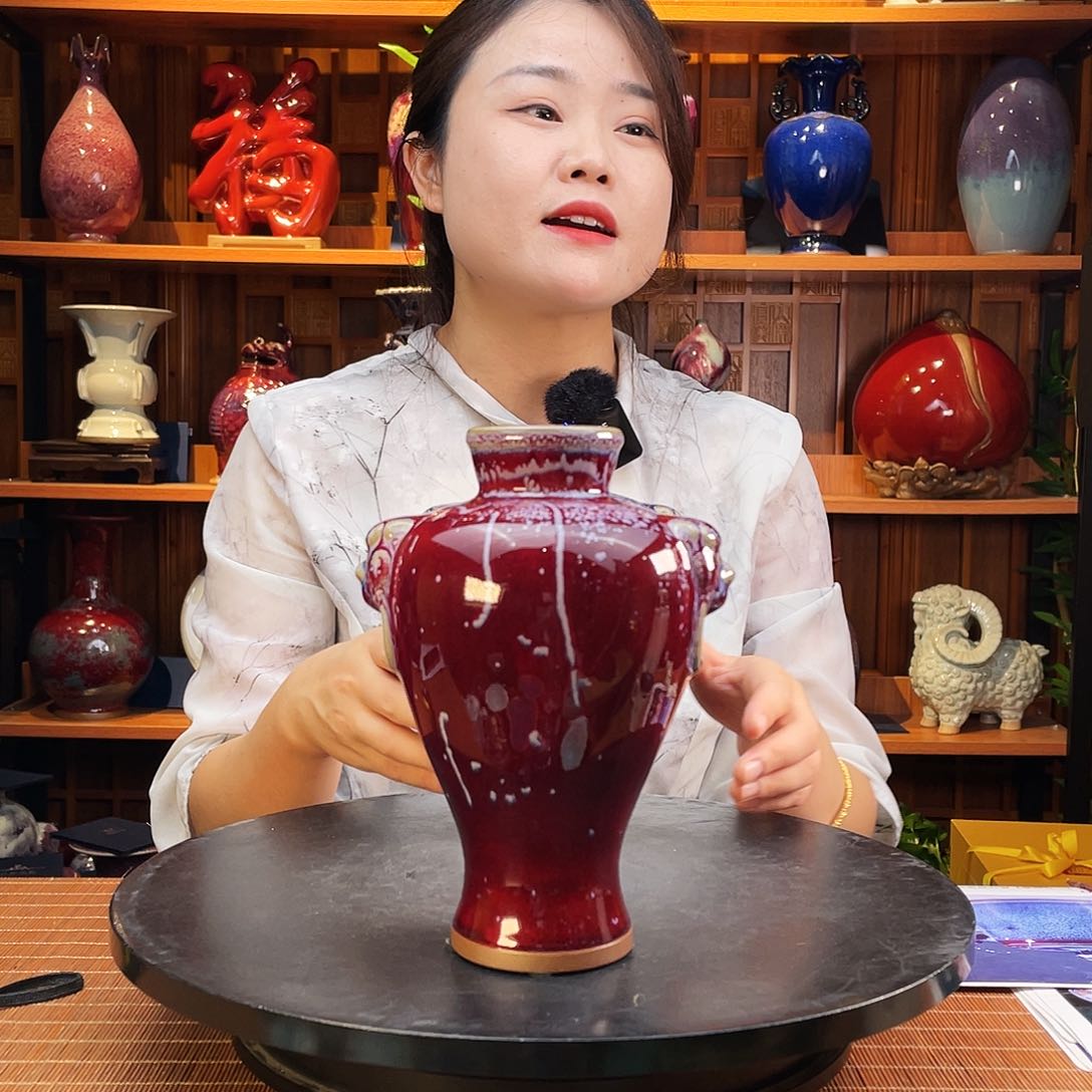 【闪购商品】摆件小虎头瓶