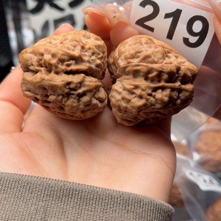 吊坠文玩核桃疙瘩包开背肚48边42