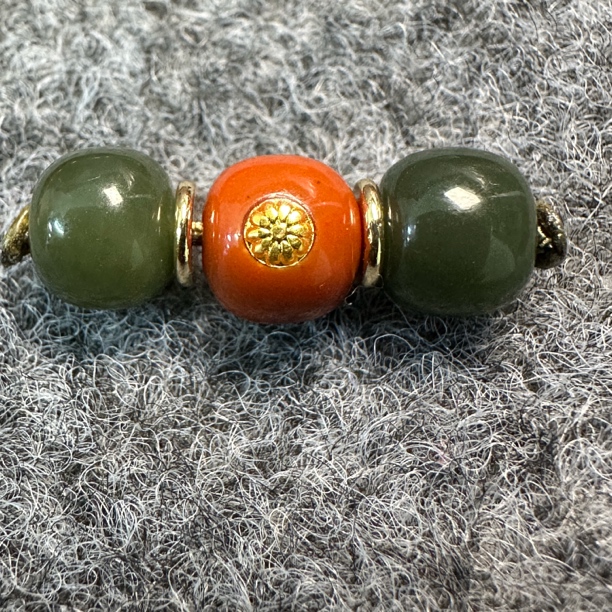 南红玛瑙老型套装 直径8 如图百搭配饰 顶珠 腰珠