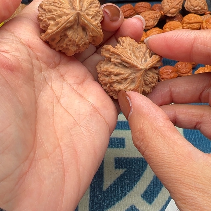 吊坠桃核文玩核桃三棱