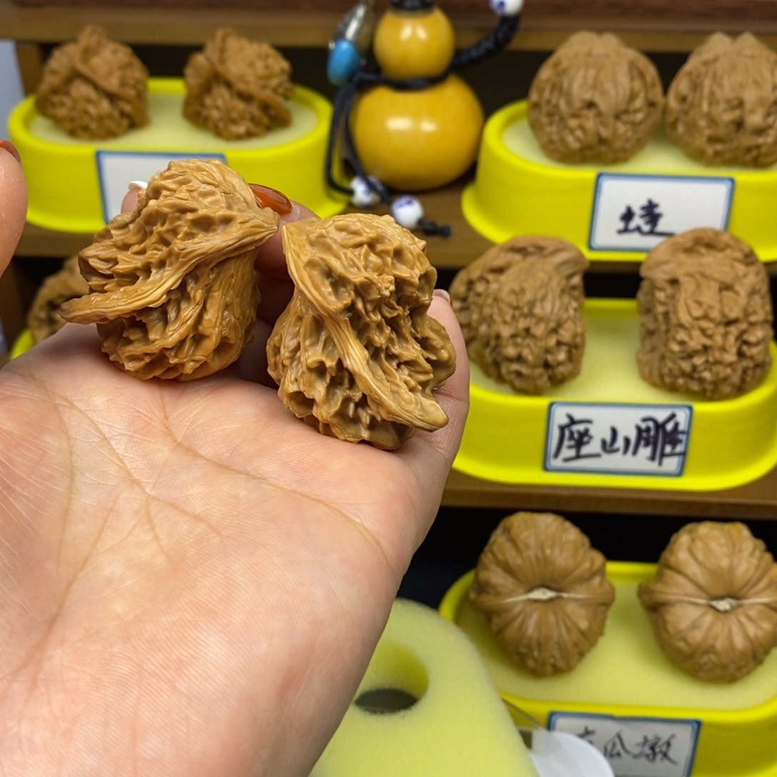 核桃吱*赵小鸟 文玩/木作/... 文玩把件