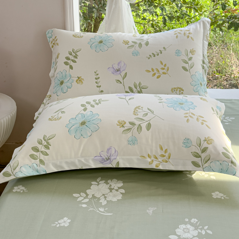 【自播】100纯棉枕套加厚枕头套48x74cm一对装家用单人卡通全棉枕套