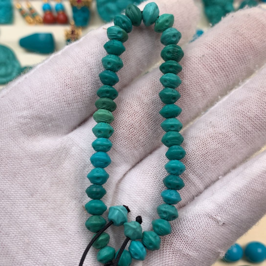 绿松石珠宝奇石未镶嵌