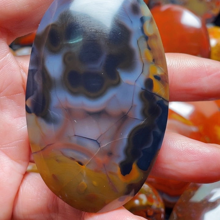 玛瑙/玉髓战国红玛瑙挂件未镶嵌玉*缘