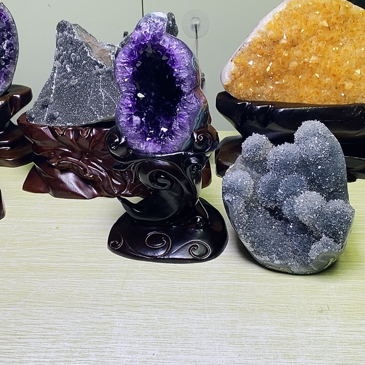 天然水晶家居办公摆件未镶嵌水晶