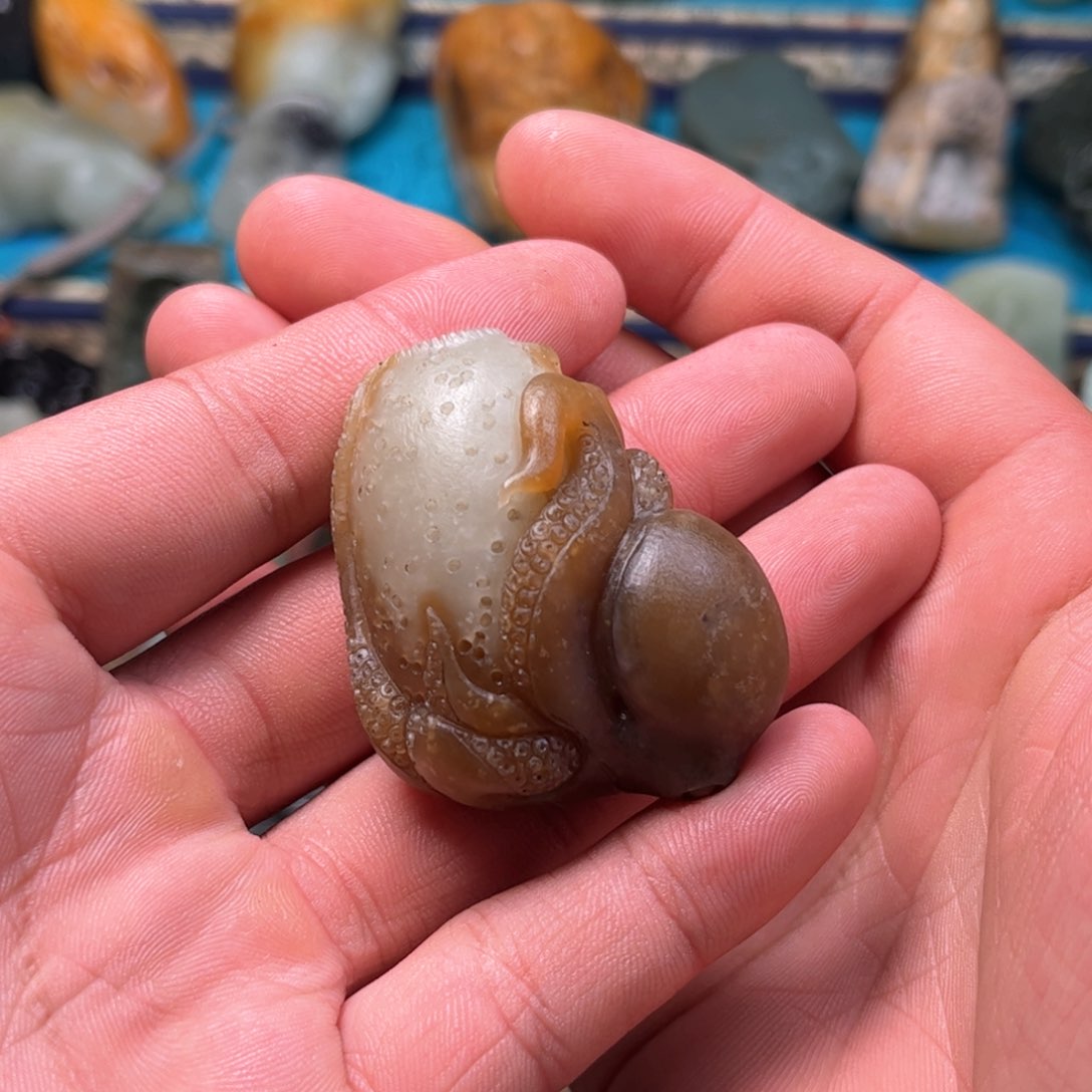 和田玉挂件未镶嵌大*恋