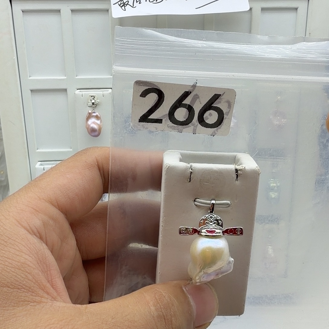 颈饰合金淡水珍珠