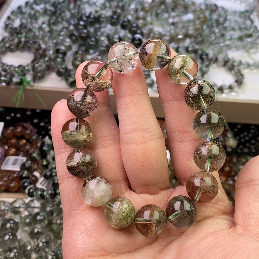 水晶手串未镶嵌萝**子卡14