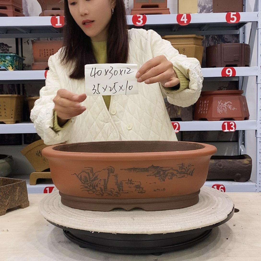 紫砂花盆紫砂花盆