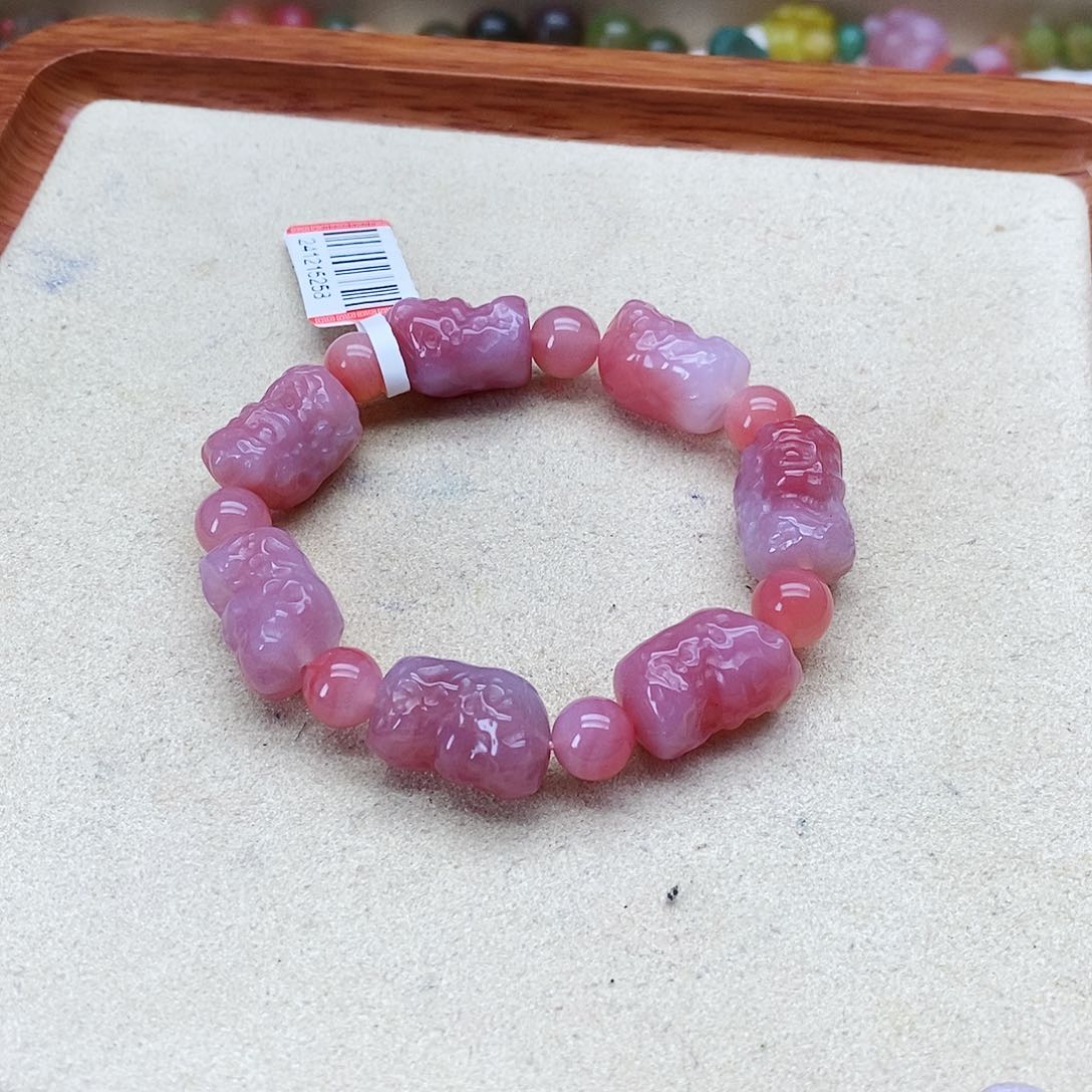 玛瑙手饰未镶嵌盐源023