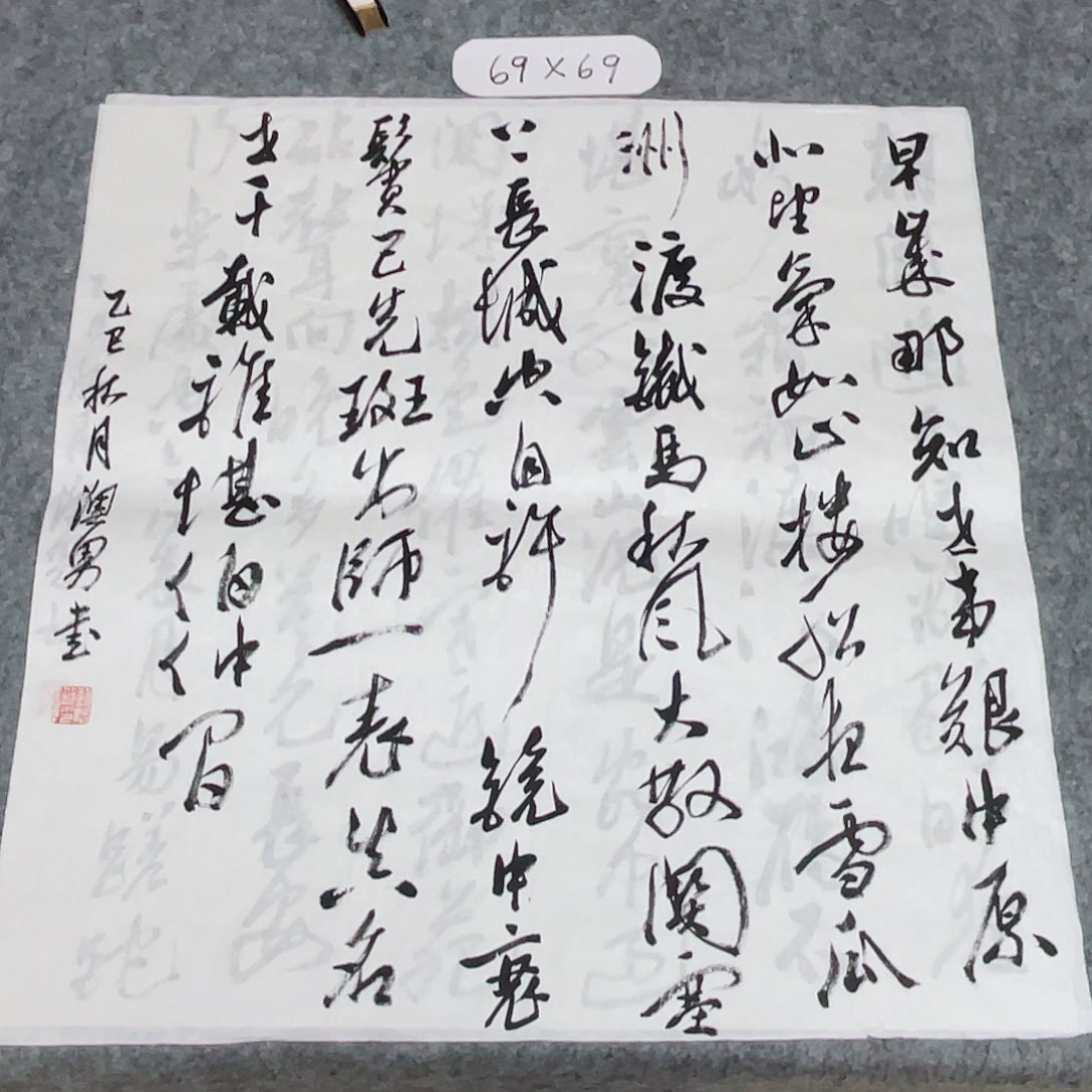 书法国展书家谢奥男69×69