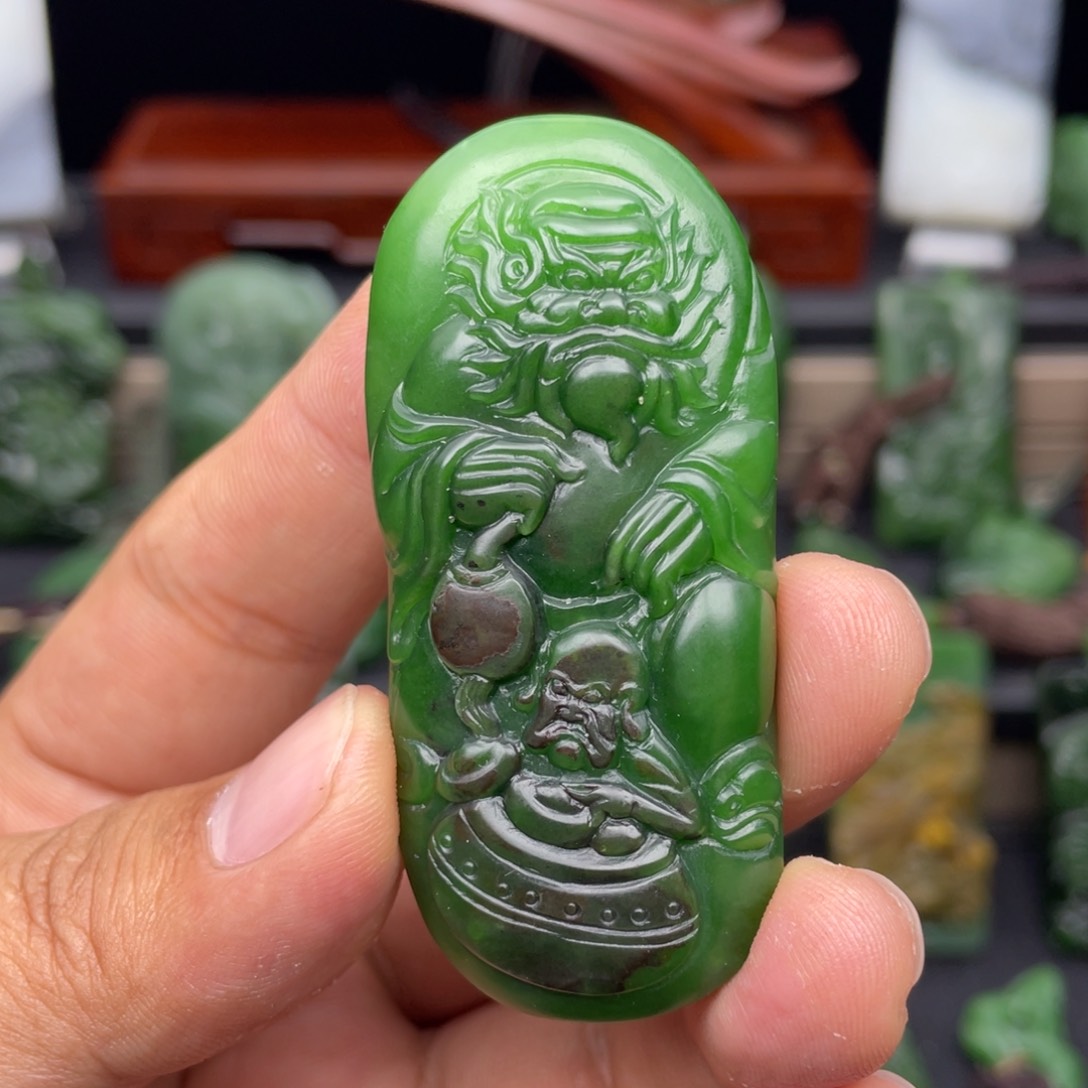 和田玉挂件未镶嵌