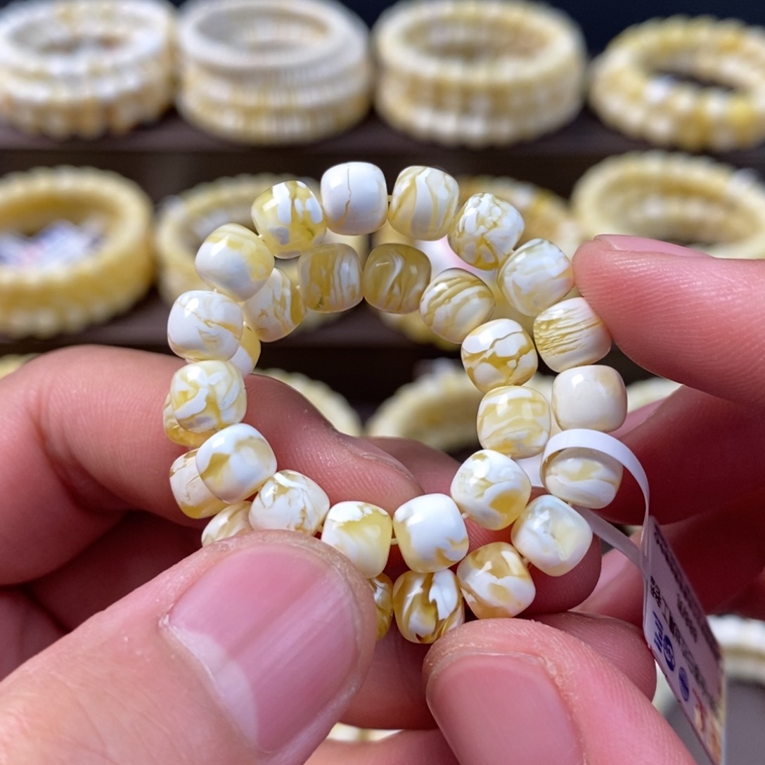 未镶嵌蜜蜡珠宝奇石 6.5mm