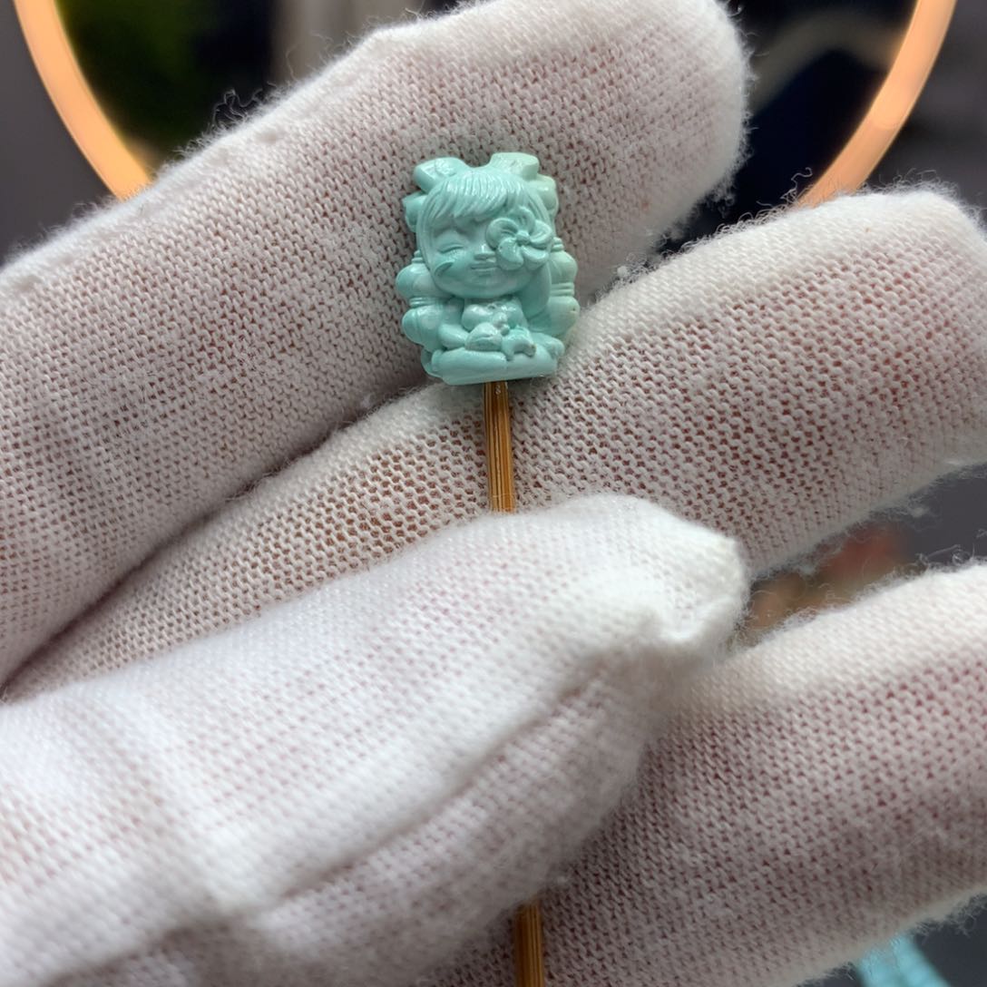 绿松石挂件未镶嵌