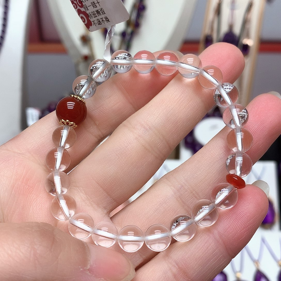 水晶高品质手串8mm未镶嵌