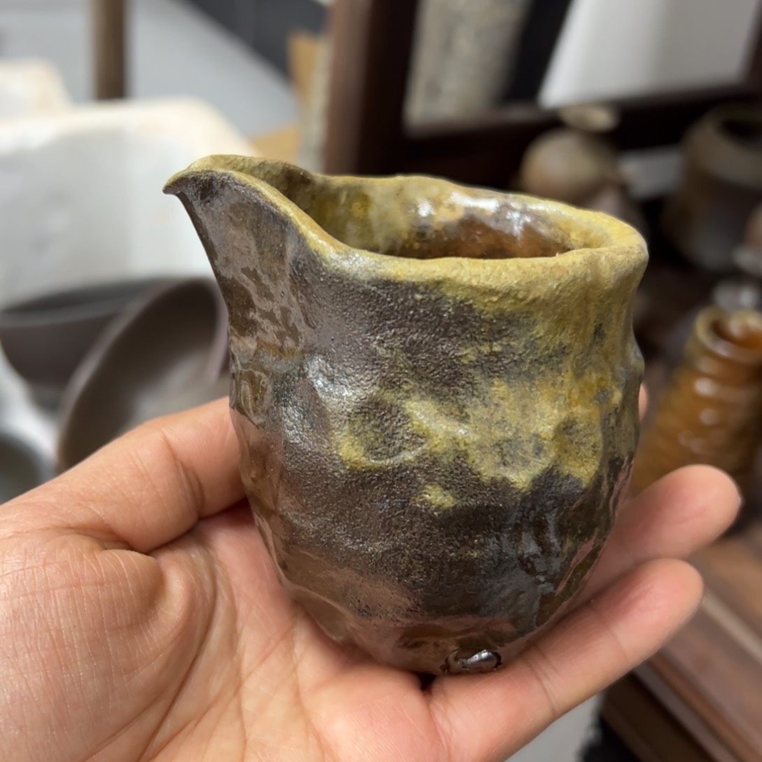 贵台龙窑柴烧茶壶03步**莲