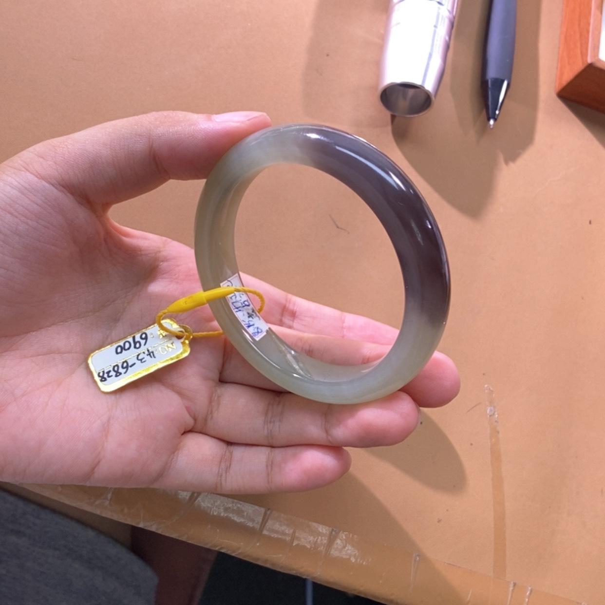 【闪购商品】未镶嵌手镯和田玉C*爱5354