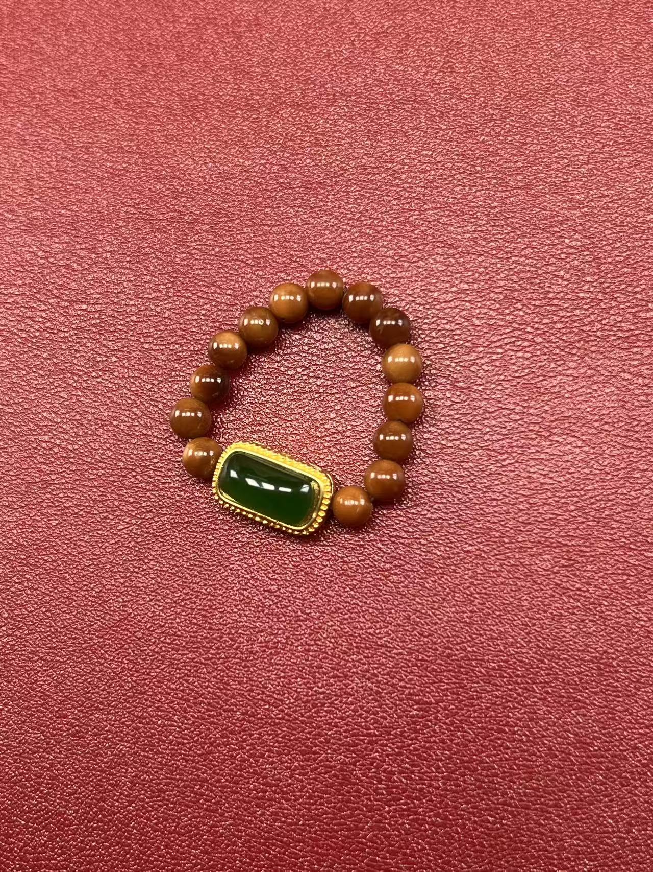 库克戒指绿色 无礼盒 MK615