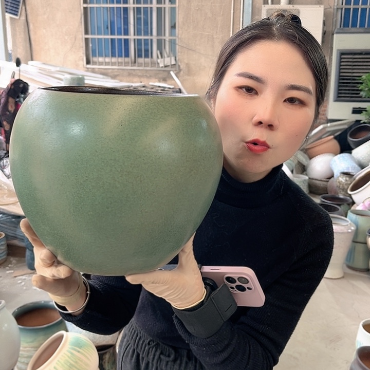 正品口19高23花盆……