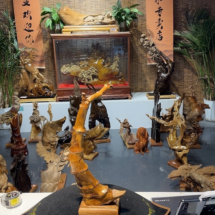 ****i金丝楠竹报平安节节高升