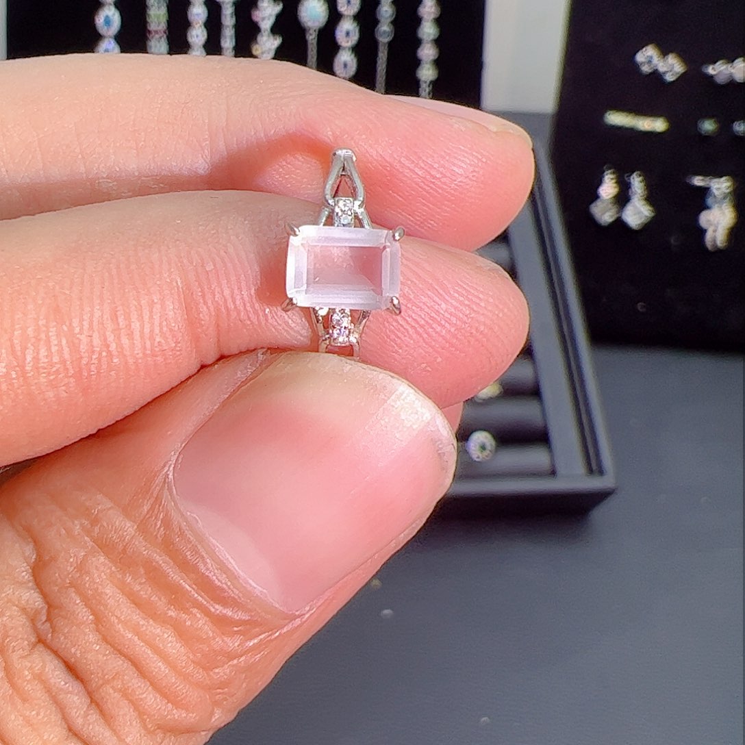 紫晶珠宝半成品银S925镶嵌