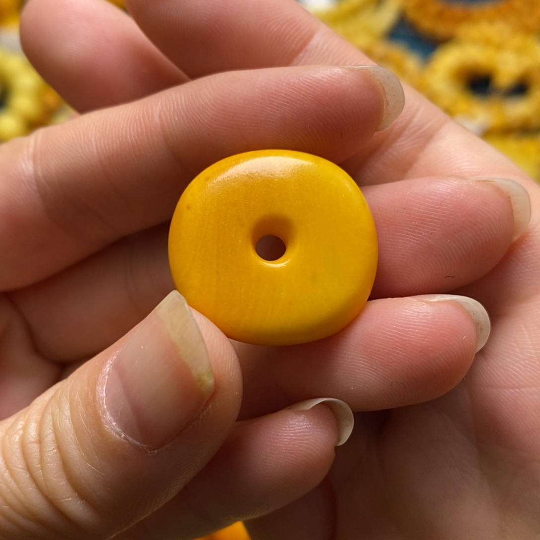 琥珀颈饰未镶嵌22加