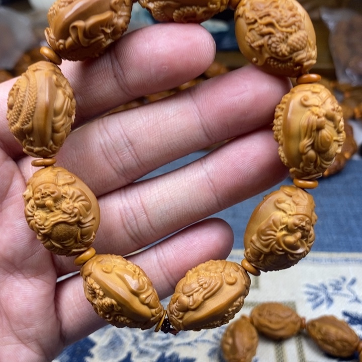 橄榄核手串/手链橄榄核雕工艺手串