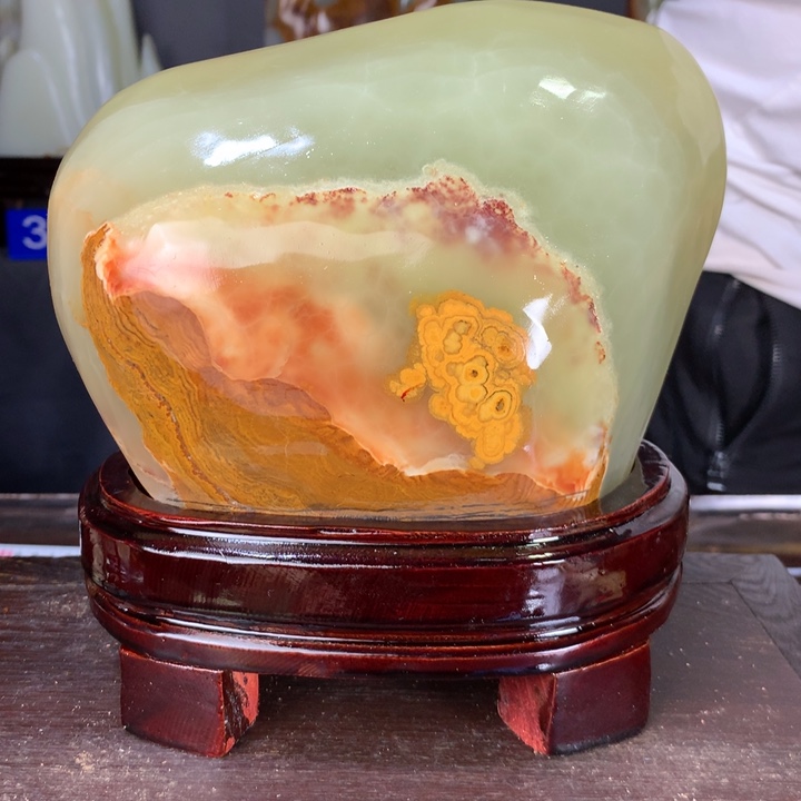 石材天然原石摆件