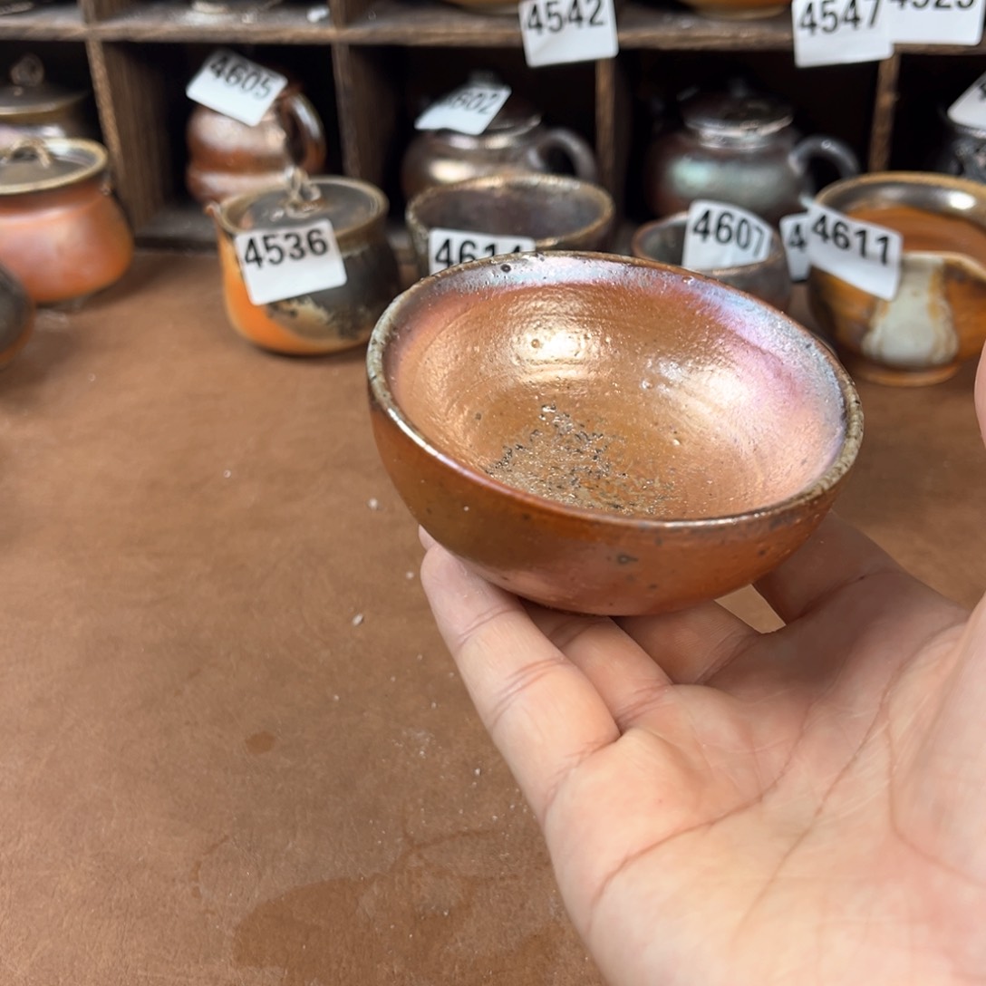壶柴烧茶器主人杯